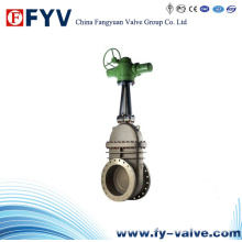 Cast Steel Slab Gate Valve (Electric Actuator)